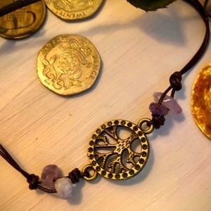 Bracelet | Handmade Authentic Amethyst Tree of Life Bracelet